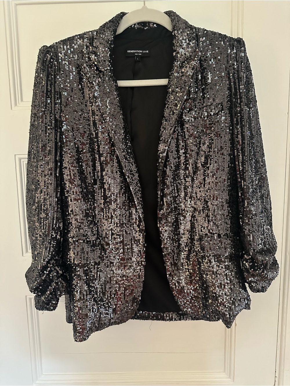 Generation Love Black Sequin Jacket
